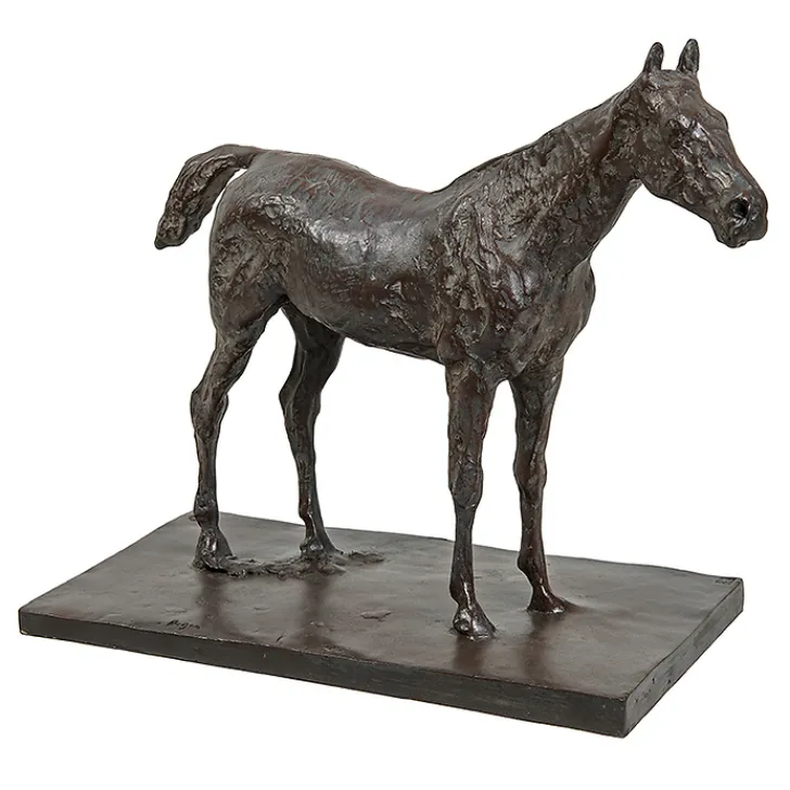 Clearance Moulage Cheval à l'arrêt Edgar Degas - Bronze Art Européen