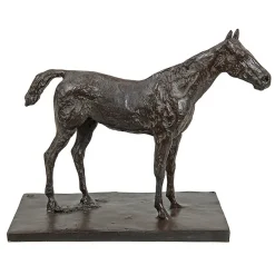 Clearance Moulage Cheval à l'arrêt Edgar Degas - Bronze Art Européen