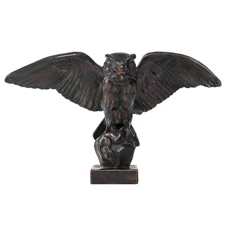Clearance Moulage Hibou Barye - Bronze Art Européen