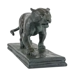 Sale Moulage Jaguar marchant Antoine-Louis Barye - Bronze Art Européen