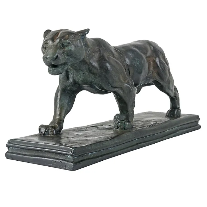 Sale Moulage Jaguar marchant Antoine-Louis Barye - Bronze Art Européen