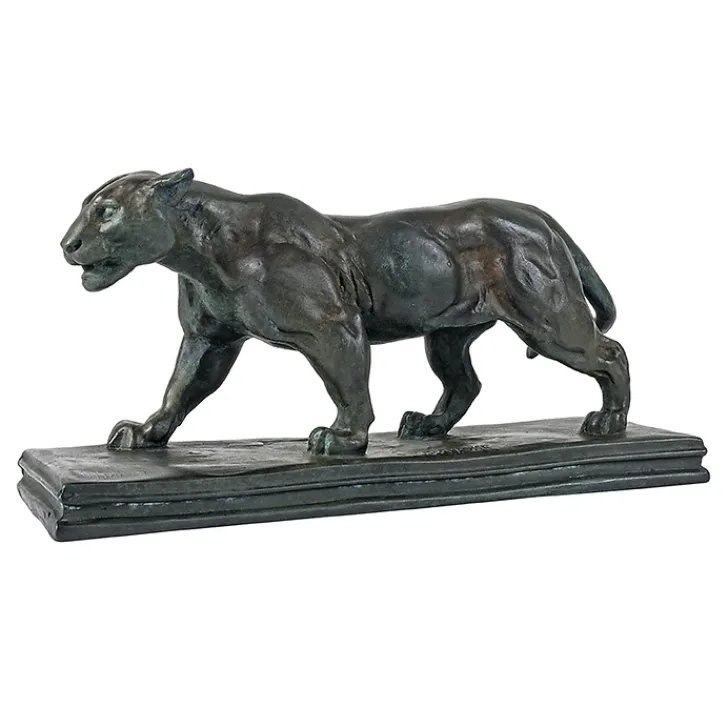 Sale Moulage Jaguar marchant Antoine-Louis Barye - Bronze Art Européen