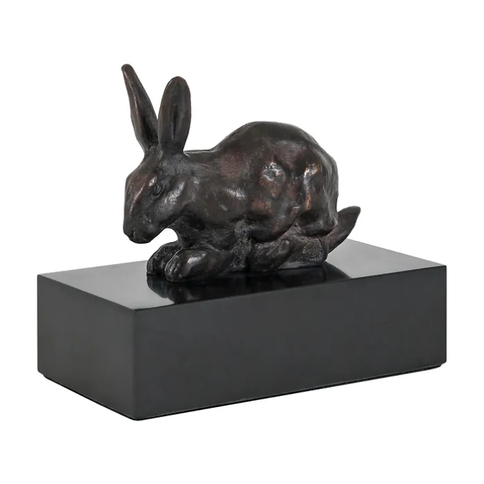Moulage Lapin couché Barye