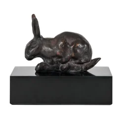 Moulage Lapin couché Barye