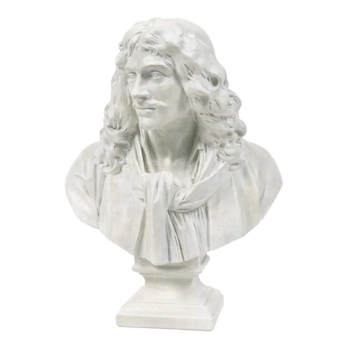 Moulage Petit buste de Jean-Baptiste Poquelin, dit Molière - Jean Antoine Houdon