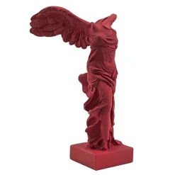 Online Moulage Victoire de Samothrace 34 cm - Rouge sombre Antiquités Gallo-Romaines & Gréco-Romaines