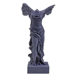 Moulage Victoire de Samothrace 34 cm - Bleu poudre Antiquités Gallo-Romaines & Gréco-Romaines