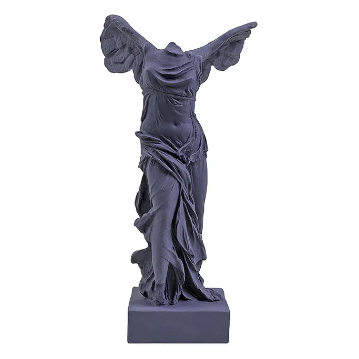 Moulage Victoire de Samothrace 34 cm - Bleu poudre Antiquités Gallo-Romaines & Gréco-Romaines