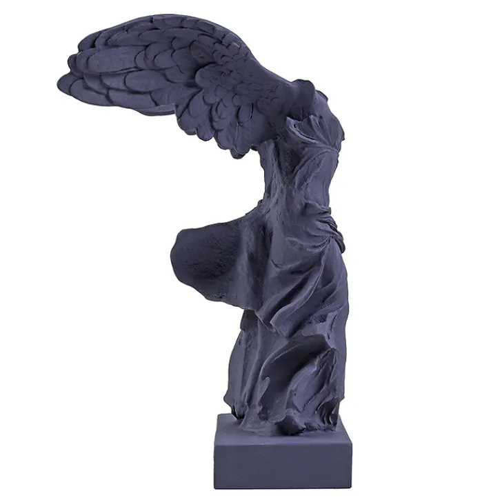 Moulage Victoire de Samothrace 34 cm - Bleu poudre Antiquités Gallo-Romaines & Gréco-Romaines