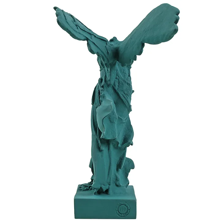Outlet Moulage Victoire de Samothrace 34 cm - Vert pétrole Antiquités Gallo-Romaines & Gréco-Romaines