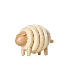 Mouton en bois à lacer