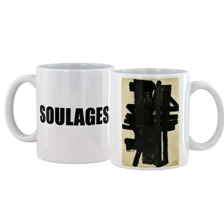 Sale Mug Pierre Soulages - Gouache sur papier, 1952 Art De La Table