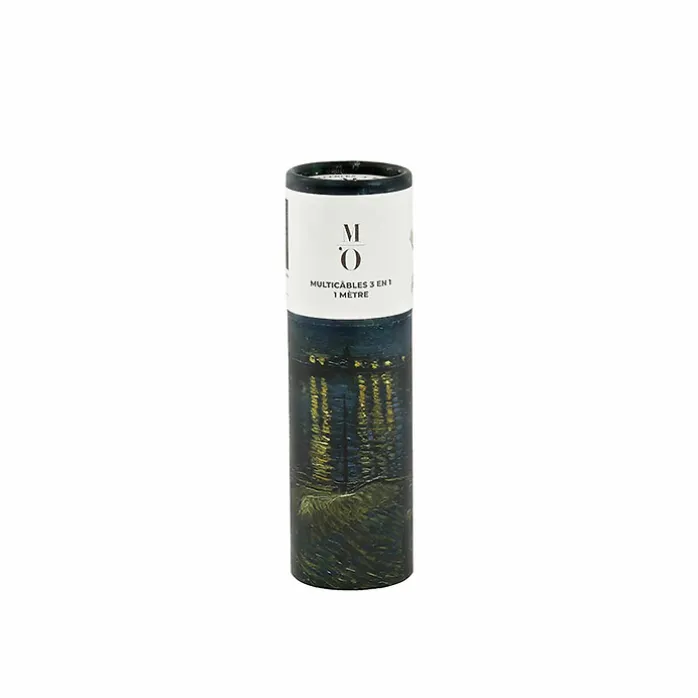 Multicâbles 3 en 1 - 1 mètre Vincent van Gogh - La Nuit étoilée