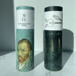 Clearance Multicâbles 3 en 1 - 1 mètre Vincent van Gogh - Portrait de l'artiste High-Tech