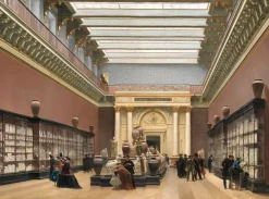 Musée Napoléon III. Salle des terres cuites au Louvre (panneaux acryliques)