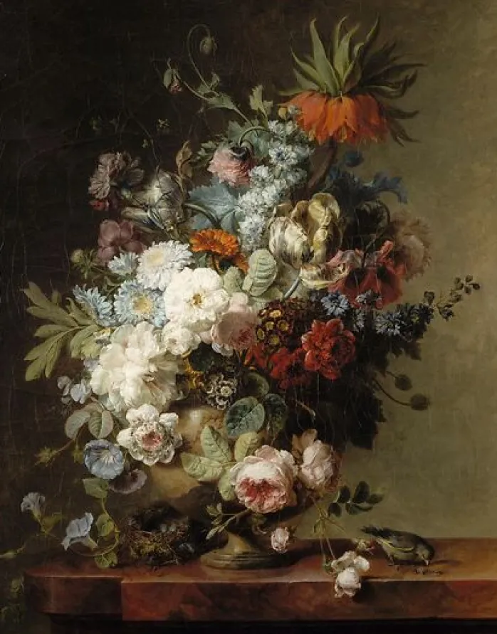 Nature morte aux fleurs (panneaux aluminium)
