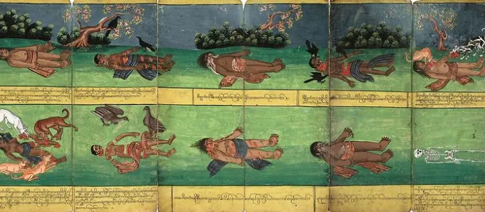 Nemi Jataka (détail) (affiches d'art)