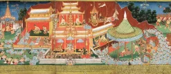Nemi Jataka (détail) (toiles sans cadre)