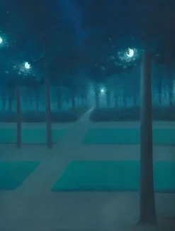 Hot Nocturne au Parc Royal de Bruxelles (panneaux aluminium) Panneaux Aluminium|Toiles Sur Châssis
