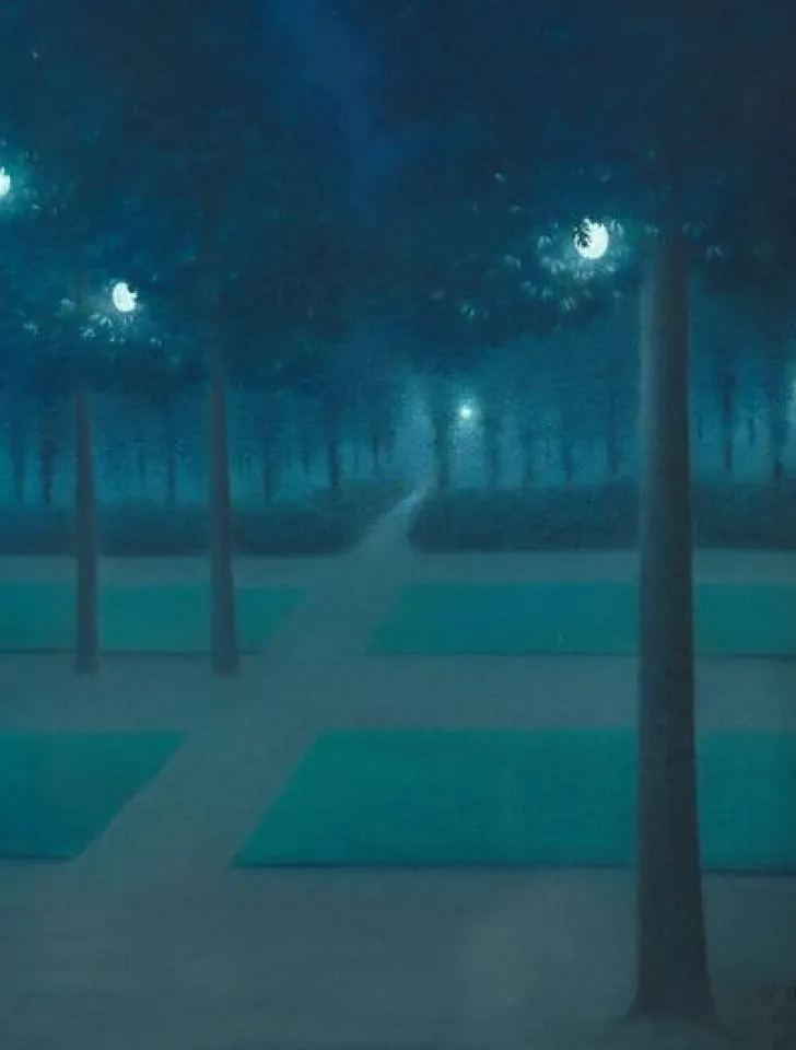 Hot Nocturne au Parc Royal de Bruxelles (panneaux aluminium) Panneaux Aluminium|Toiles Sur Châssis