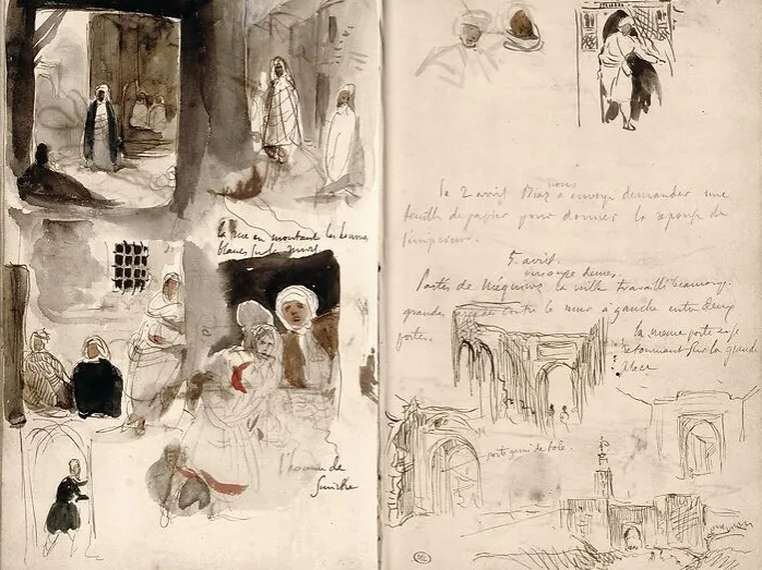 Notes et croquis pris à Meknès (affiches d'art)