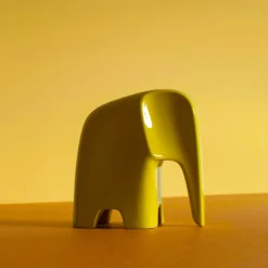 Olifant - Éléphant en porcelaine - Jaune soleil - Caussa