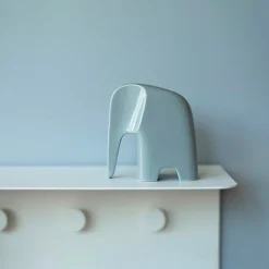 Outlet Olifant - Éléphant en porcelaine - Gris soie - Caussa Design|Art De La Maison