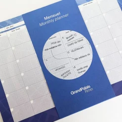 New Organiseur Mensuel Logo Grand Palais Calendriers Et Agendas