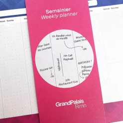 Organiseur Semainier Logo Grand Palais