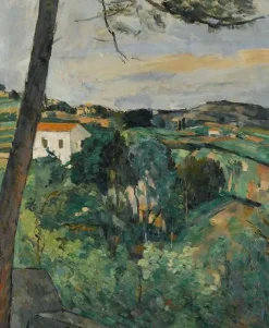 Paysage au toit rouge ou le pin d'Estaque (toiles sur châssis)
