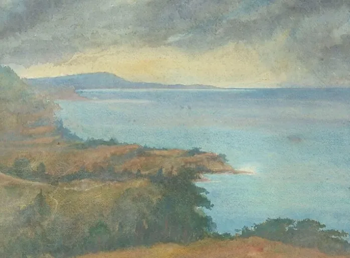 Paysage de bord de mer (panneaux aluminium)