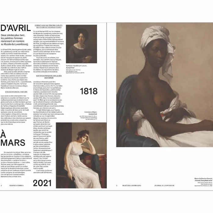 Peintres femmes - 1780-1830 - Naissance d'un combat - Journal de l'exposition