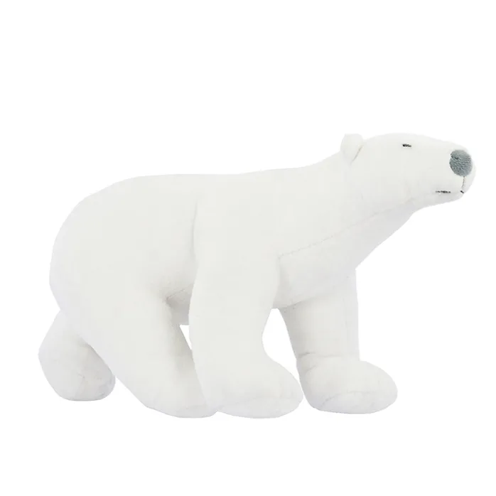 Peluche Ours blanc Pompon - Grand Modèle