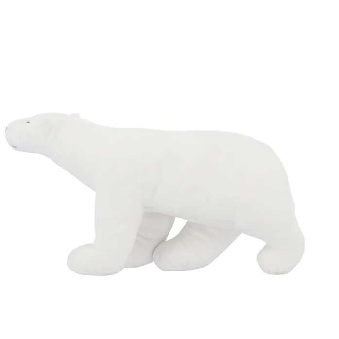 Peluche Ours blanc Pompon - Grand Modèle