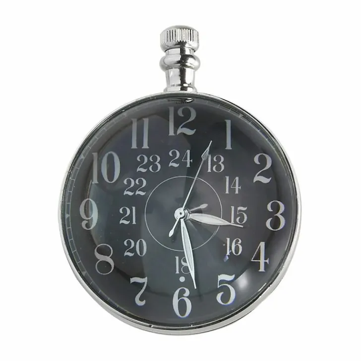 Discount Pendule de voyage l'Œil du temps Nickel Art De La Maison