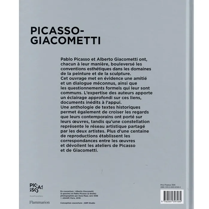Picasso-Giacometti - Catalogue d'exposition