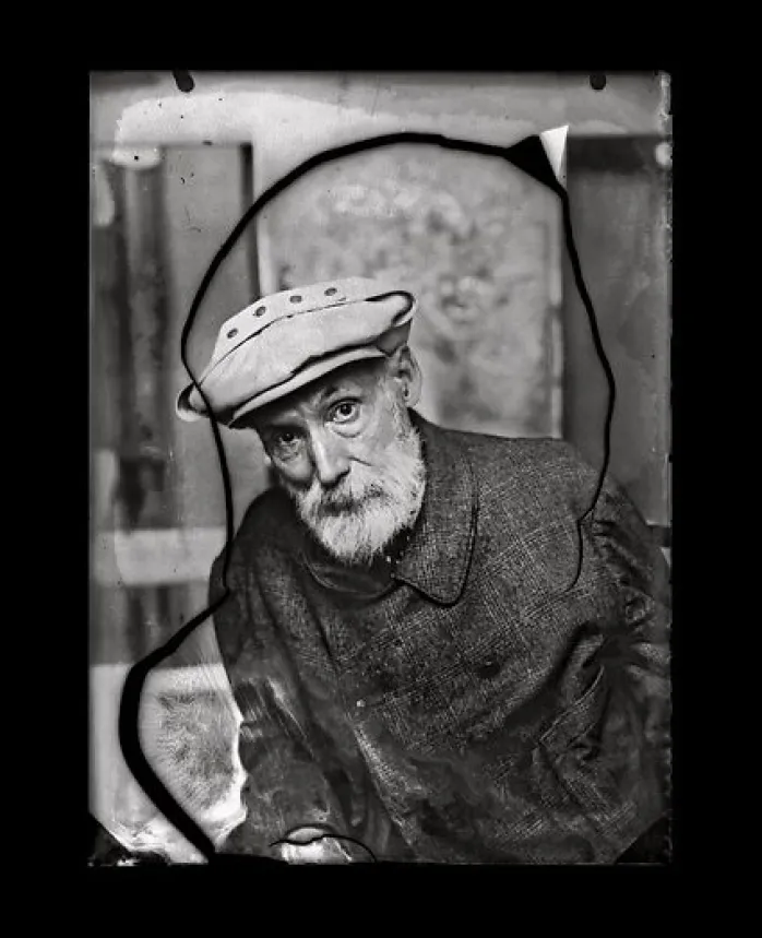 Pierre-Auguste Renoir dans un de ses ateliers (panneaux acryliques)