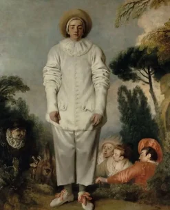 Pierrot, dit autrefois Gilles (panneaux aluminium)