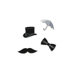 Sale Pin's Moustache - Gustave Caillebotte Pin'S