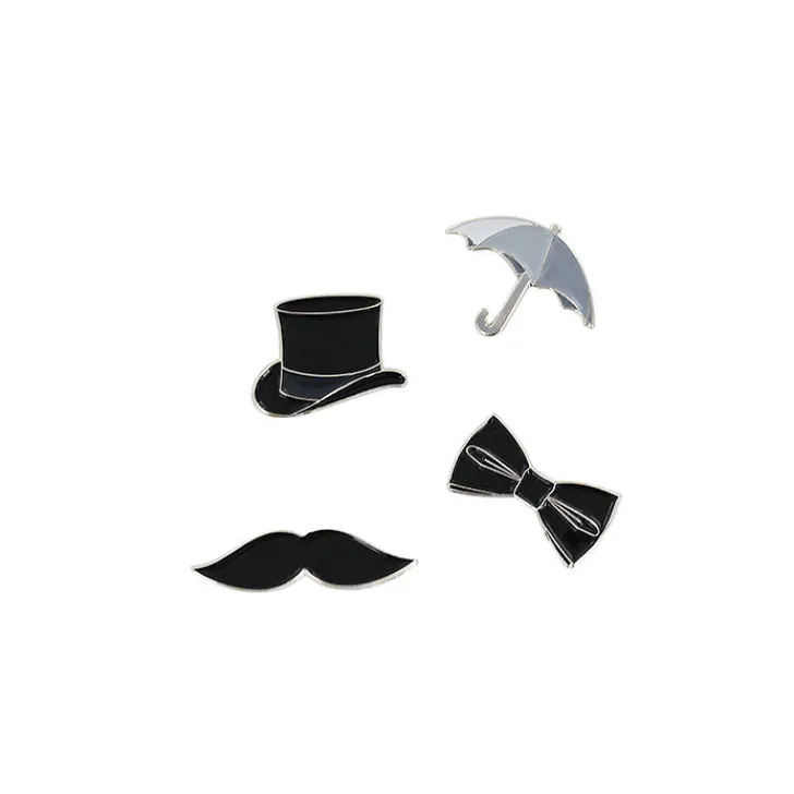 Sale Pin's Moustache - Gustave Caillebotte Pin'S