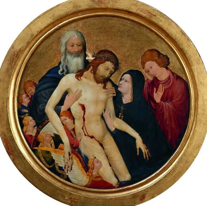 Pitié de Notre Seigneur, dit "la grande Piétà ronde" (panneaux acryliques)