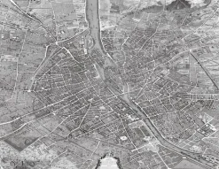 New Plan de Paris, dit plan de Turgot (toiles sur châssis) Toiles Sur Châssis|Panneaux Aluminium