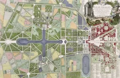 New Plan de Versailles, du petit parc et de ses dépendances (affiches d'art encadrées) Affiches D'Art Encadrées|Toiles Sans Cadre
