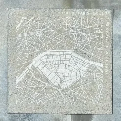 Best Plaque de zinc Focus Paris 7e arrondissement - Toit de Paris - 12 x 12 cm Design|Art De La Maison