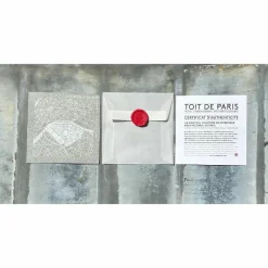Best Plaque de zinc Focus Paris 7e arrondissement - Toit de Paris - 12 x 12 cm Design|Art De La Maison