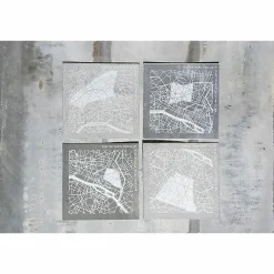 Best Plaque de zinc Focus Paris 8e arrondissement - Toit de Paris - 12 x 12 cm Design|Art De La Maison