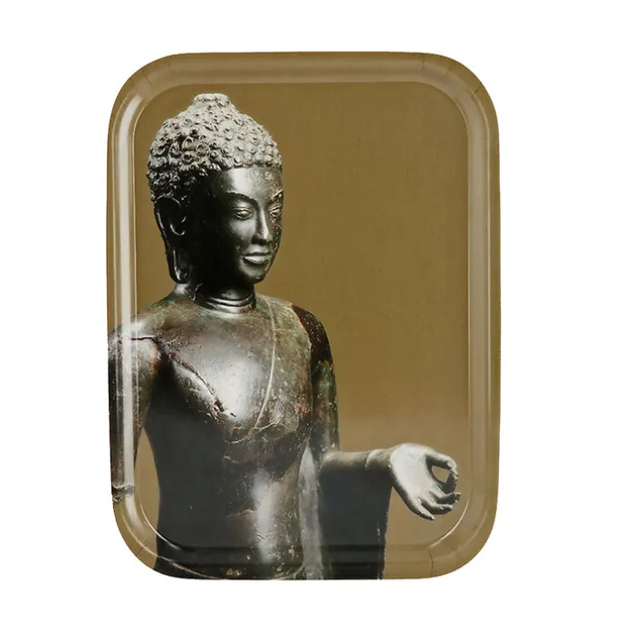 Plateau Bouddha faisant le geste de l'argumentation