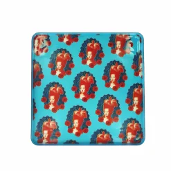 Plateau carré Marie-Antoinette Pop Bleu ciel - 30 x 30 cm