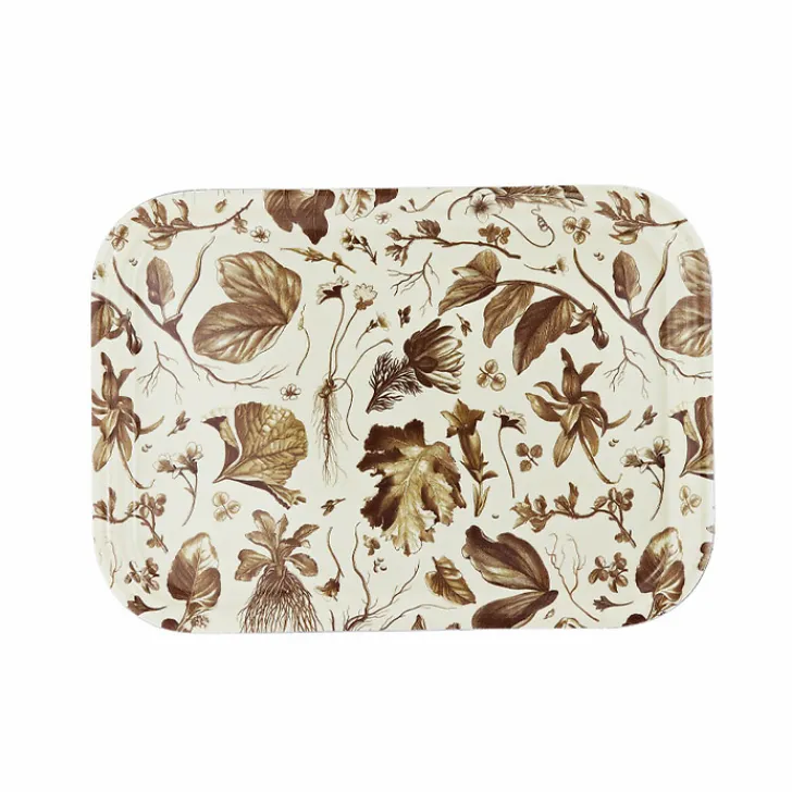 Sale Plateau Herbier du Roi - Bronze - 20 x 27cm Art De La Table