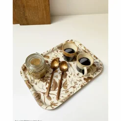 Sale Plateau Herbier du Roi - Bronze - 20 x 27cm Art De La Table